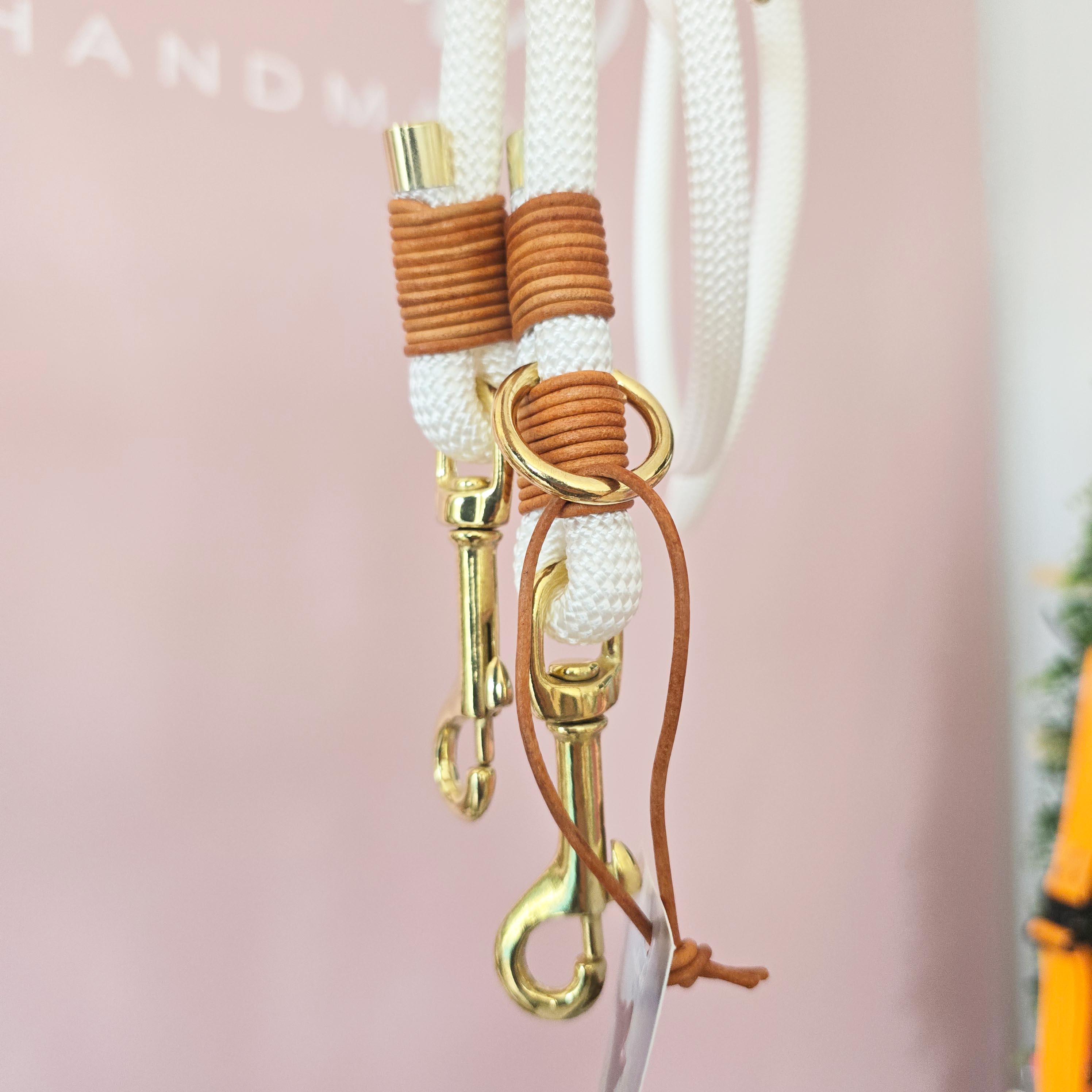 Hochzeitsleine 2,3m (kleine Karabiner) Sonderfarbe