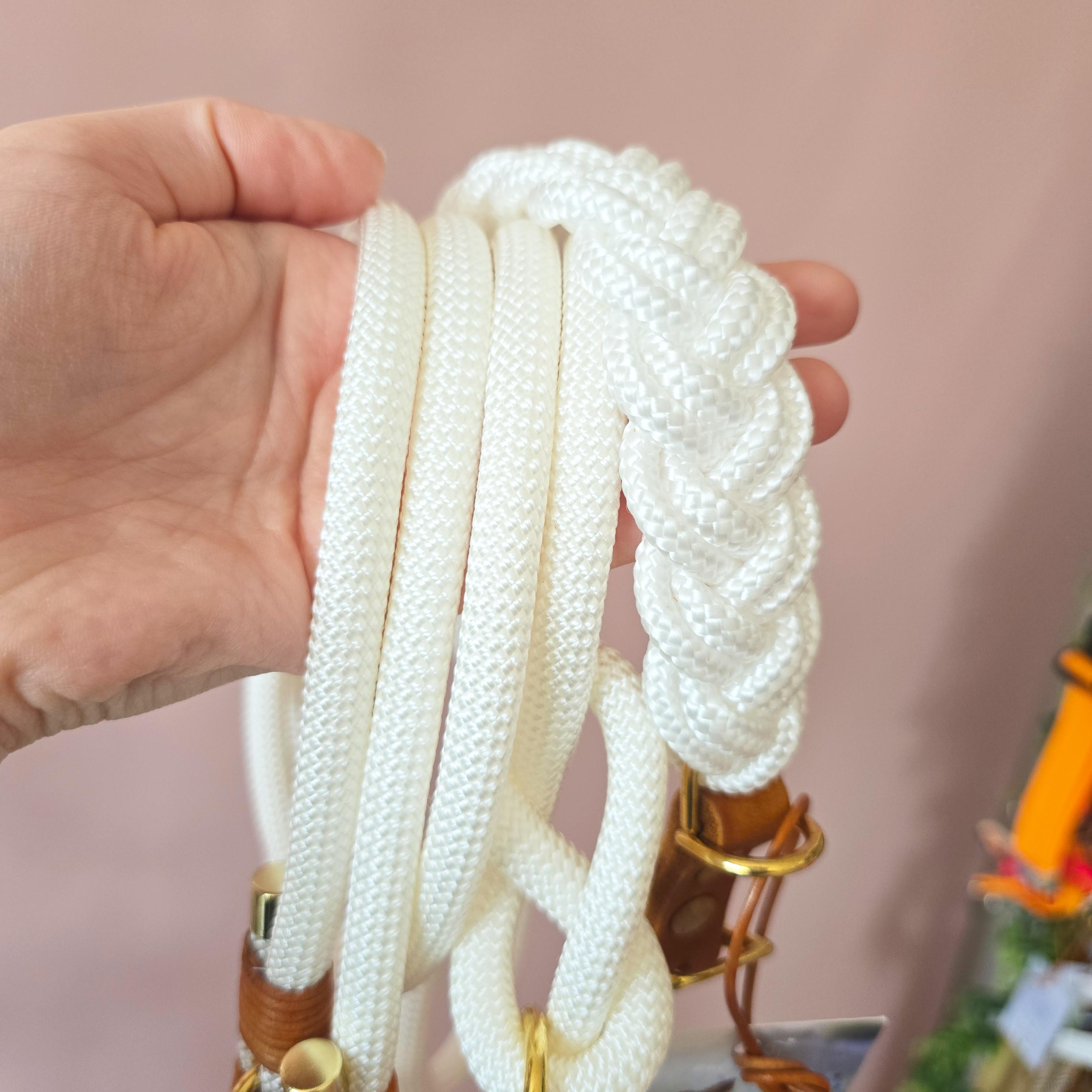 Hochzeitsleine 2,3m (kleine Karabiner) Sonderfarbe