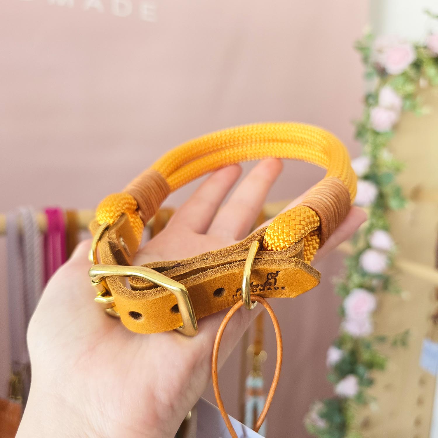 HU28-35cm Tauhalsband Peach