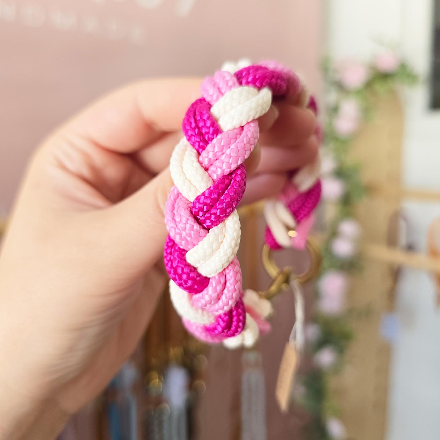 HU23cm Mini Mini Rose Rosa, Sahne, Fuchsia