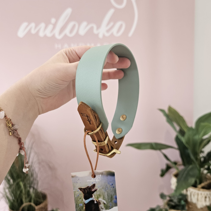 Eukalyptus Biothanehalsband HU42-50cm